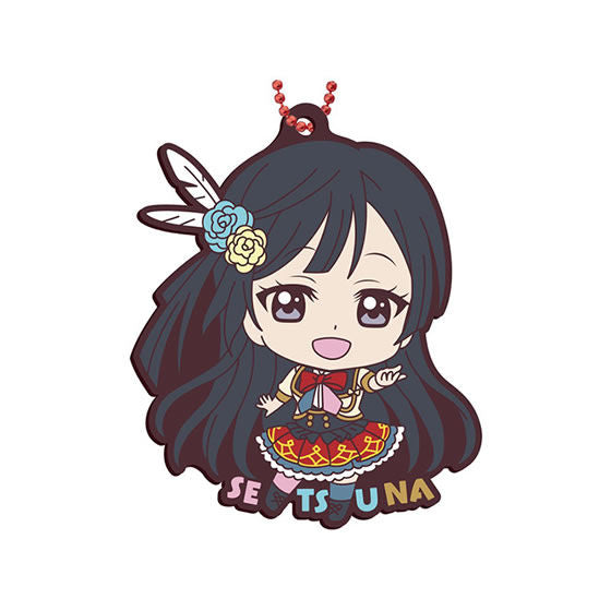 Nijigasaki High School Idol Club Capsule Rubber Mascot 03 Summer Uniform Name Straps