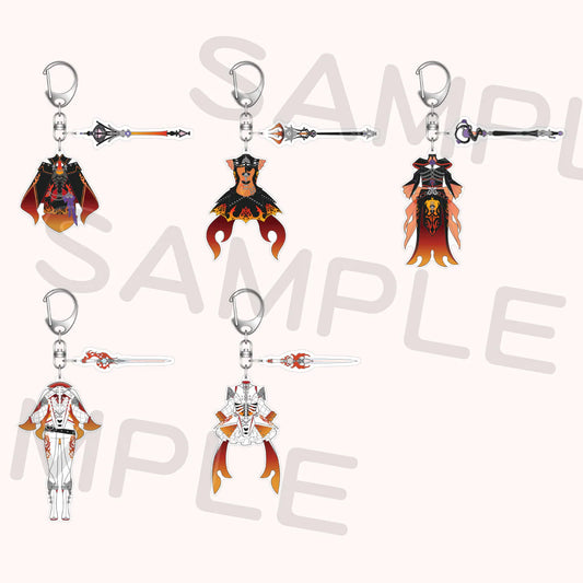 Love Live Sunshine Guilty Kiss x Saint Snow TWO-MAN LIVE Costume Charms (PRE-ORDER)