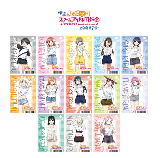 Nijigasaki First Movie Animate Fair Bonus Summer Shirt Bromides