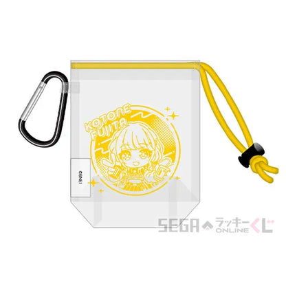 Gakuen Idolmaster Kotone and Sena Drawstring Carabiner Vinyl Pouches