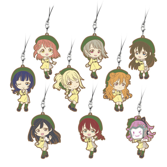 Ichiban Kuji Nijigasaki Mirai Harmony Rubber Straps