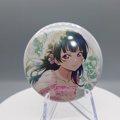 Aqours Flower Party can badges