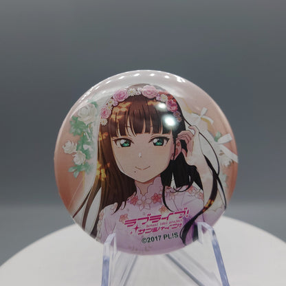 Aqours Flower Party can badges