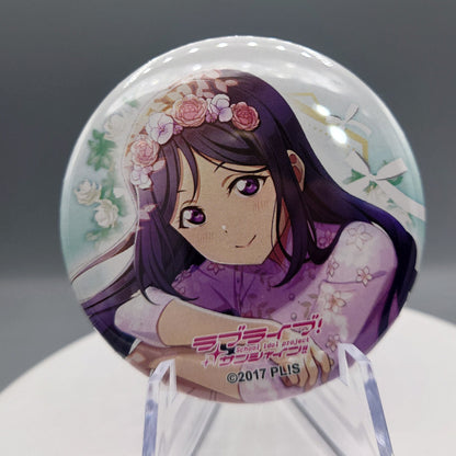 Aqours Flower Party can badges