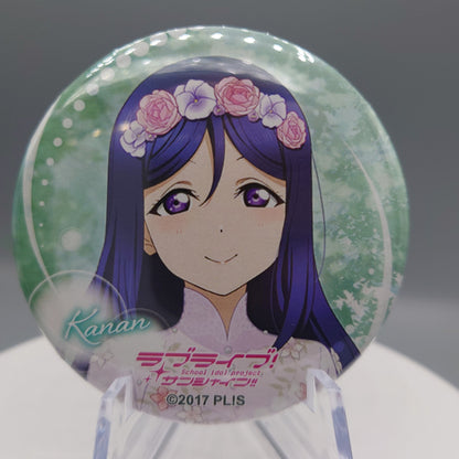 Aqours Flower Party can badges