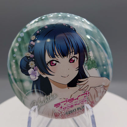 Aqours Flower Party can badges