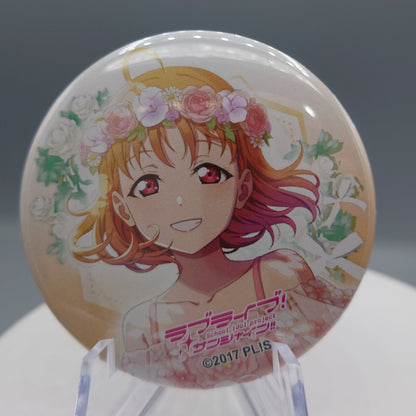 Aqours Flower Party can badges