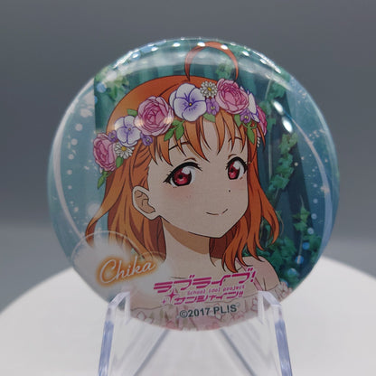 Aqours Flower Party can badges