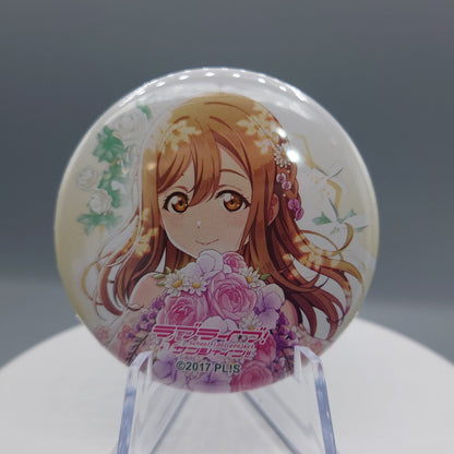 Aqours Flower Party can badges