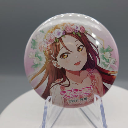 Aqours Flower Party can badges