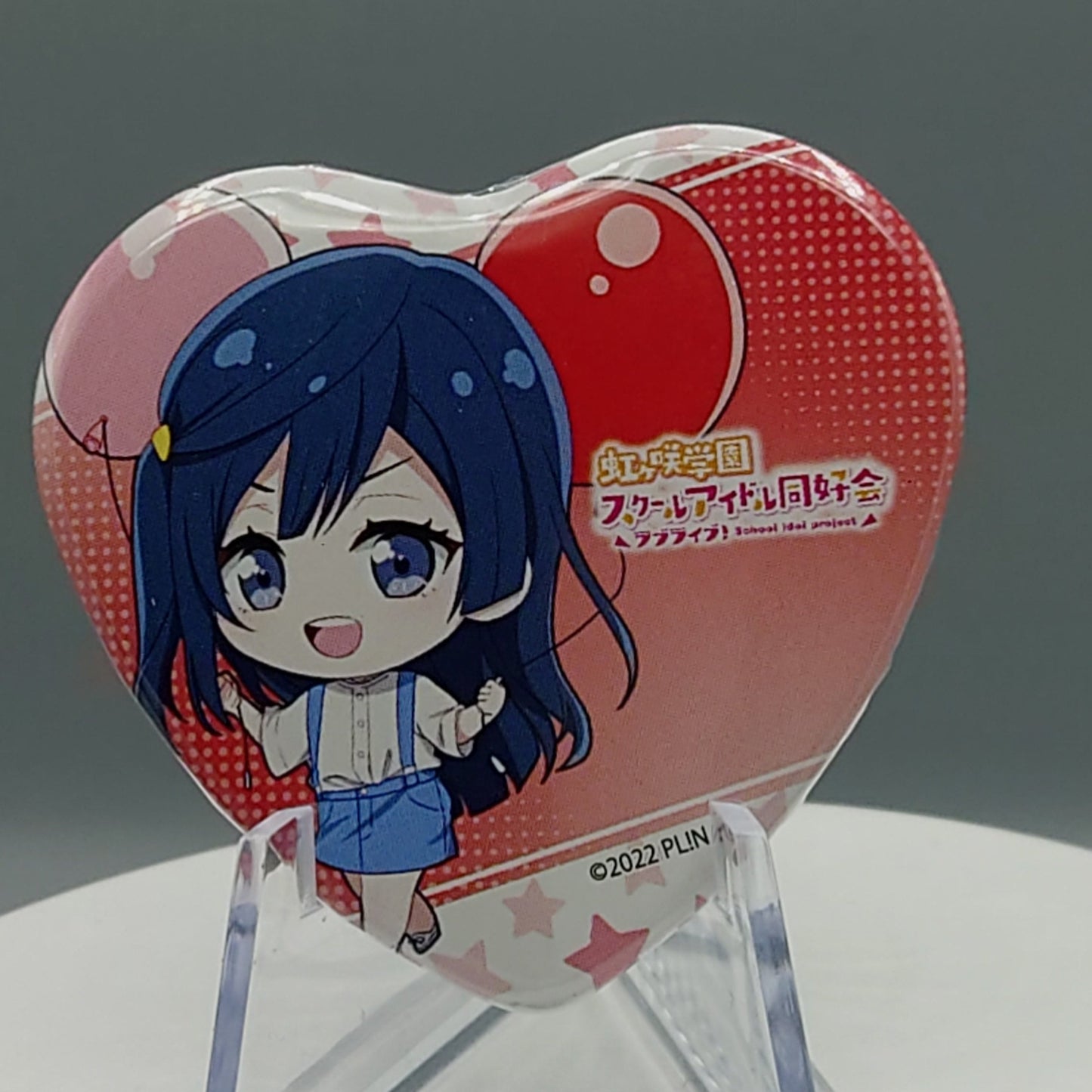 Nijigasaki High School Idol Club Heart-shaped Chibi Can Badges