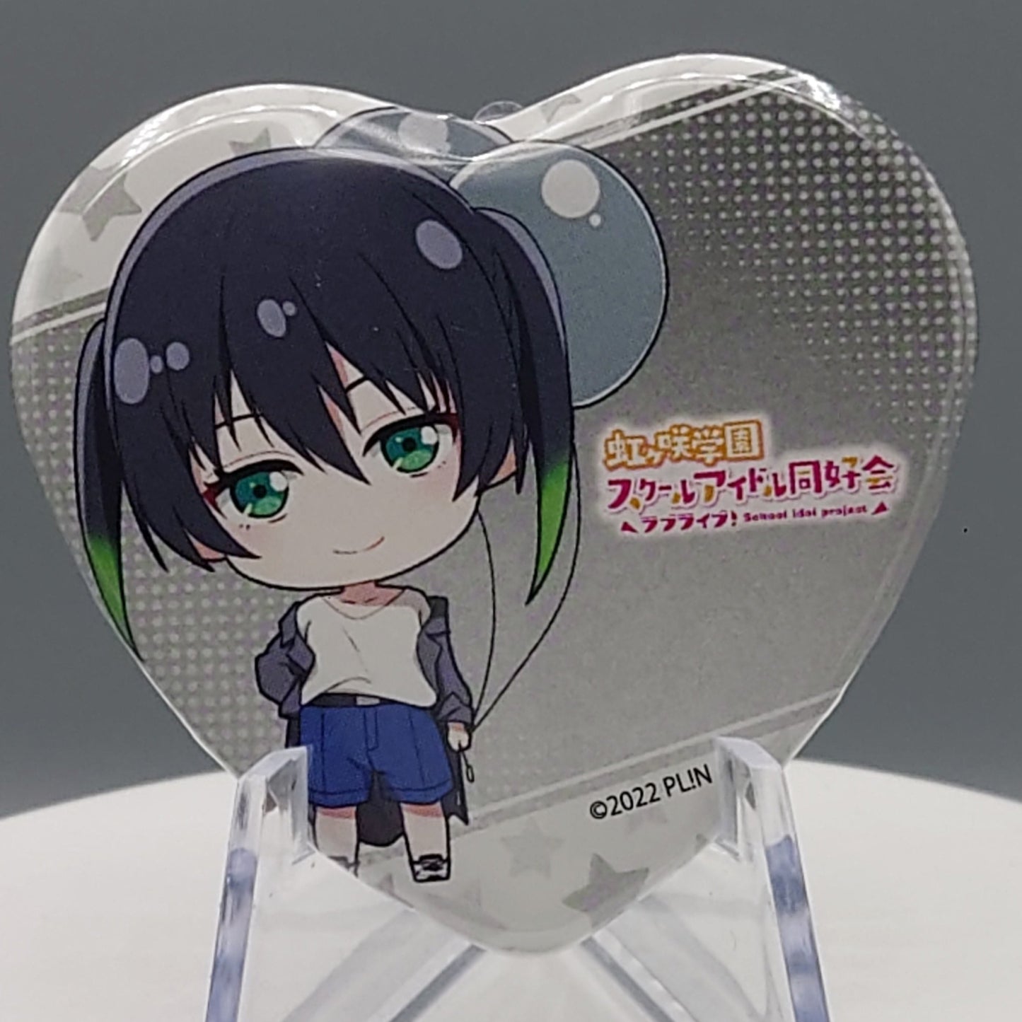 Nijigasaki High School Idol Club Heart-shaped Chibi Can Badges