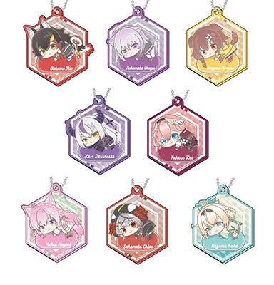 Kiratto DecoFla Acrylic Keychain Hololive Hug Meets