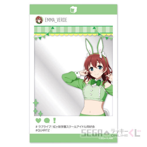 Nijigasaki Bunny Sega Kuji Social Media Post Clear Cards