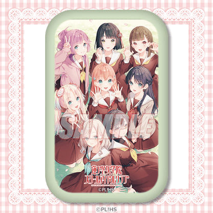 Hasunosora Yumekawaii Kuji Heart and Rectangle Can Badges