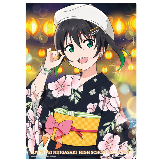 Ichiban Kuji Love Live! Sunshine!! Nijigasaki Yukata A3 Illustration Boards
