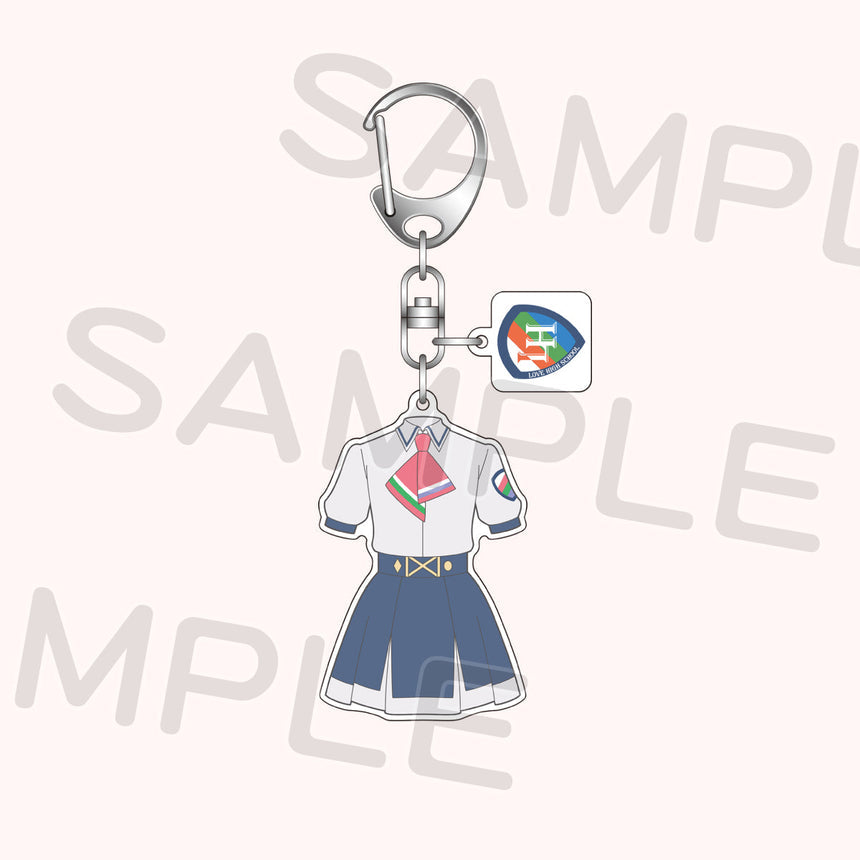 PREORDER 15th Anniversary Love Live Fest Steel Epoxy School Uniform Keychains