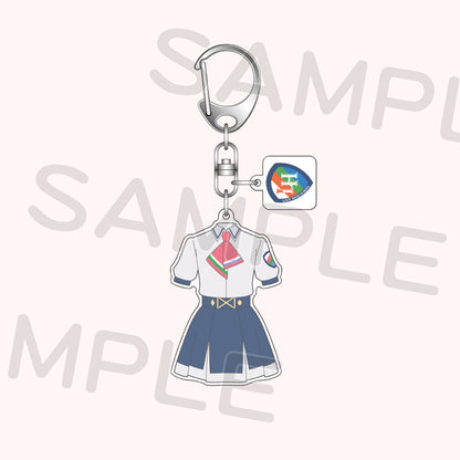PREORDER 15th Anniversary Love Live Fest Steel Epoxy School Uniform Keychains