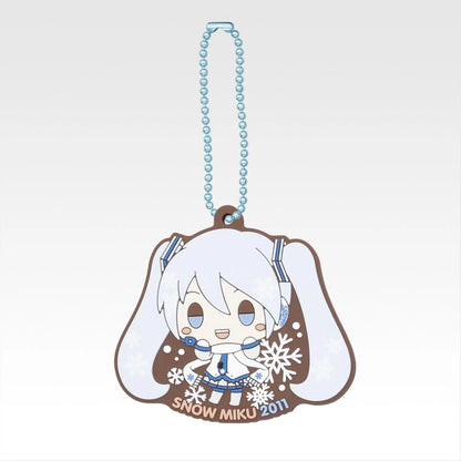 Snow Miku All-Stars Chokonokko Rubber Straps