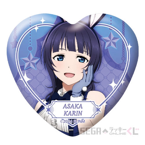 Nijigasaki Bunny Sega Kuji Heart Can Badges