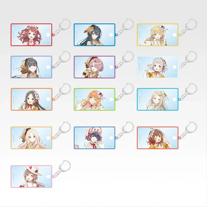 Gakuen Idolmaster Kuji Sweets Cafe Acrylic Keychains
