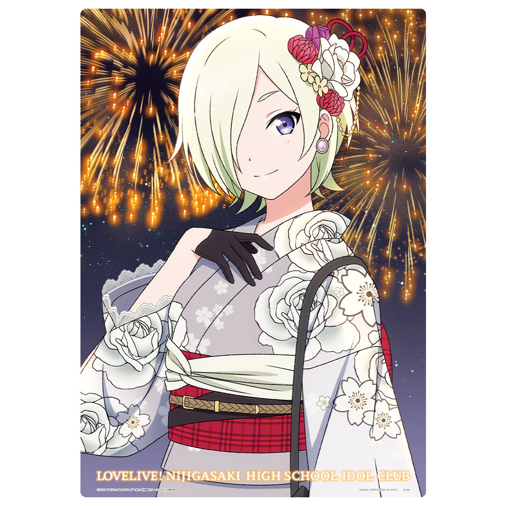 Ichiban Kuji Love Live! Sunshine!! Nijigasaki Yukata A3 Illustration Boards