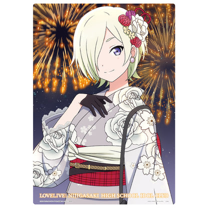 Ichiban Kuji Love Live! Sunshine!! Nijigasaki Yukata A3 Illustration Boards
