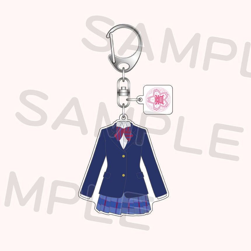 PREORDER 15th Anniversary Love Live Fest Steel Epoxy School Uniform Keychains