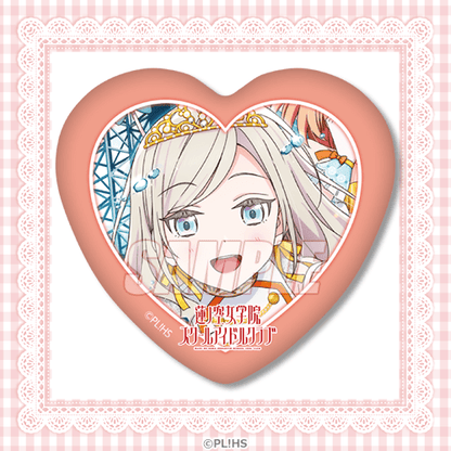 Hasunosora Yumekawaii Kuji Heart and Rectangle Can Badges