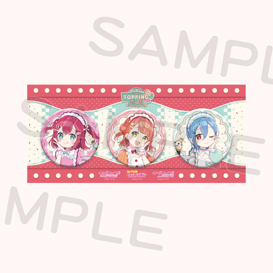 AiScream Presents TOPPING LIVE Can Badge Set