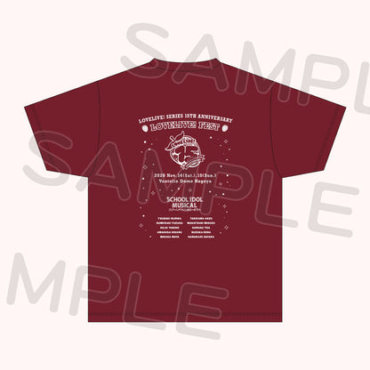 PREORDER 15th Anniversary Love Live Fest T-Shirts