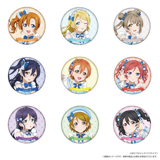 Muse x Aqours Pop Up Collab Buttons