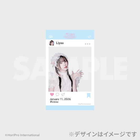 Liyuu The Whisper of Wind Birthday Kuji Clear Cards