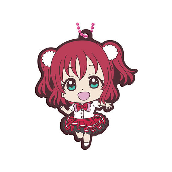 Love Live! Sunshine!! Capsule Rubber Mascot 17 Subunit 1st Single Rubber Straps