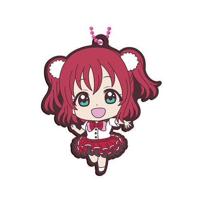 Love Live! Sunshine!! Capsule Rubber Mascot 17 Subunit 1st Single Rubber Straps