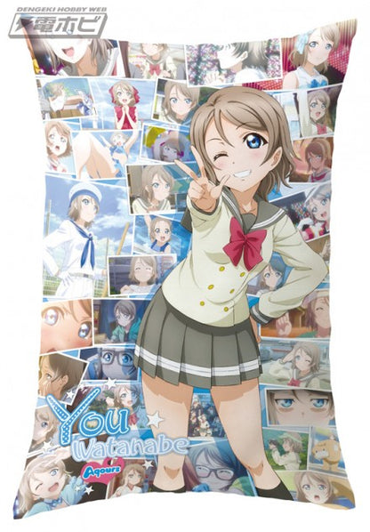 Aqours Crane Prize You Watanabe Winter Uniform Printed Pillow