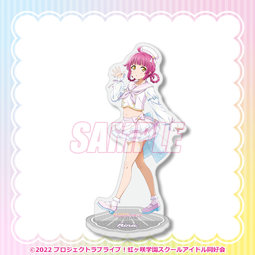 Nijigasaki Yumekawaii Kuji B-Prize Acrylic Standees