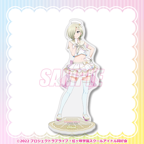 Nijigasaki Yumekawaii Kuji B-Prize Acrylic Standees