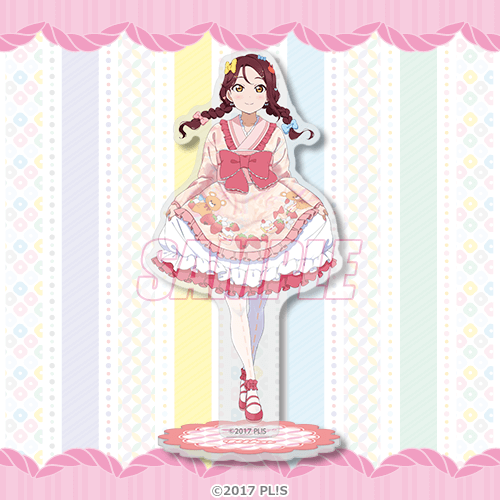 Aqours Yumekawaii Kuji B-Prize Acrylic Standees