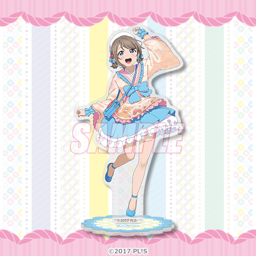 Aqours Yumekawaii Kuji B-Prize Acrylic Standees