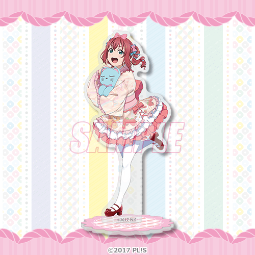 Aqours Yumekawaii Kuji B-Prize Acrylic Standees