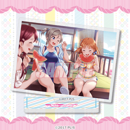 Aqours Yumekawaii Kuji C-Prize LLD Mini Acrylic Standees