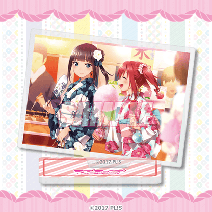 Aqours Yumekawaii Kuji C-Prize LLD Mini Acrylic Standees