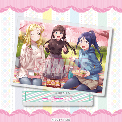 Aqours Yumekawaii Kuji C-Prize LLD Mini Acrylic Standees