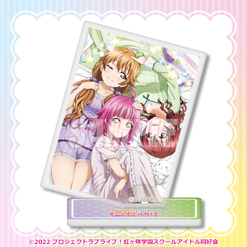 Nijigasaki Yumekawaii Kuji C-Prize LLD Mini Acrylic Standees