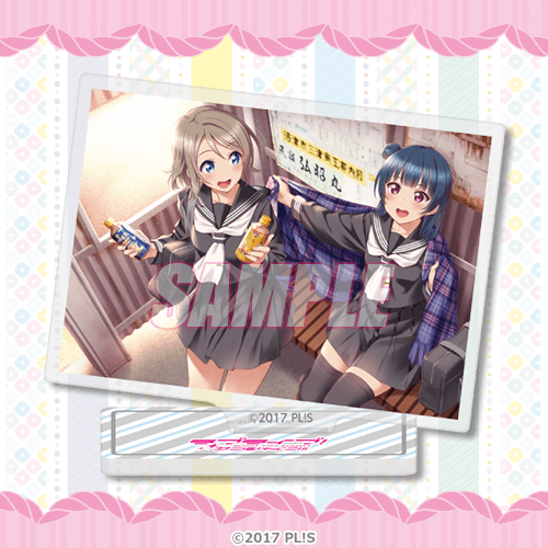 Aqours Yumekawaii Kuji C-Prize LLD Mini Acrylic Standees