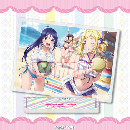 Aqours Yumekawaii Kuji C-Prize LLD Mini Acrylic Standees