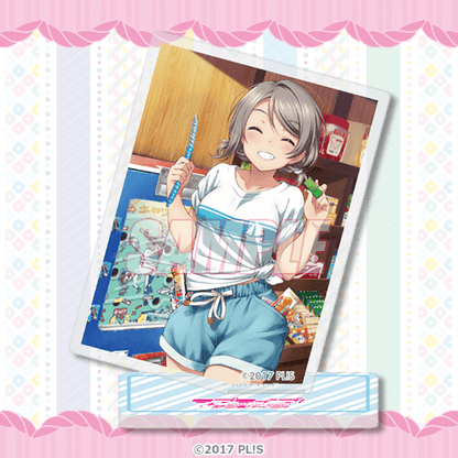 Aqours Yumekawaii Kuji C-Prize LLD Mini Acrylic Standees