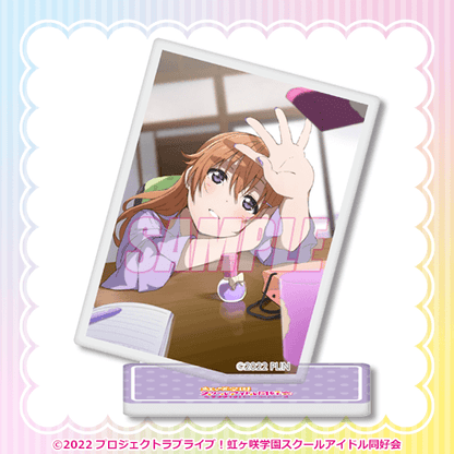 Nijigasaki Yumekawaii Kuji C-Prize LLD Mini Acrylic Standees