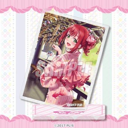 Aqours Yumekawaii Kuji C-Prize LLD Mini Acrylic Standees